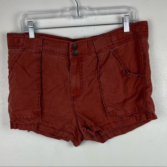 Free People Drippy Tencel Casual Mara Shorts Size 4 Relaxed Festival Summer - Picture 2 of 10